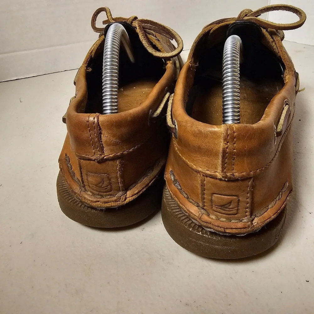 Sperry Top-Sider Mens 8.5M Authentic‎ Original Leather Boat Shoes Tan 0197640